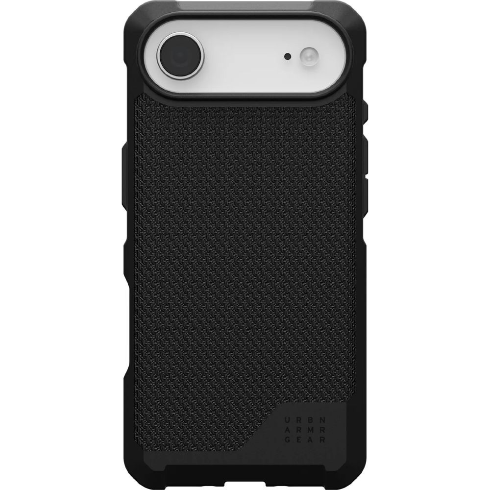 Etui pancerne Urban Armor Gear Metropolis LT Kevlar do MagSafe do iPhone Air, czarne z kevlarem