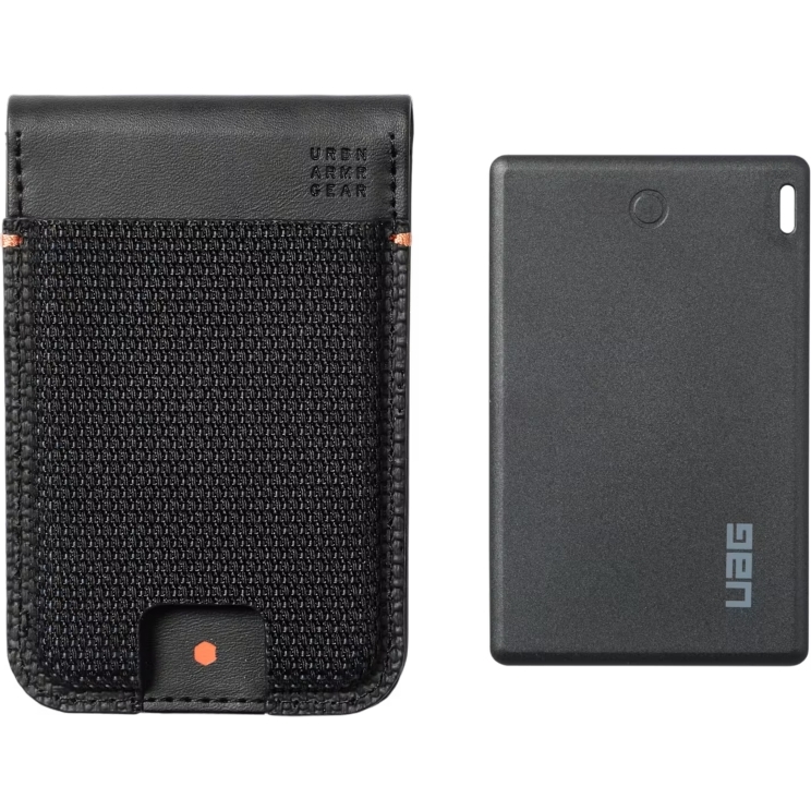 UAG Magnetic Wallet Stand with Tracker Card Metropolis , magnetyczny portfel na karty do telefonu, smukła konstrukcja Kevlar, [kolor-nazwa]