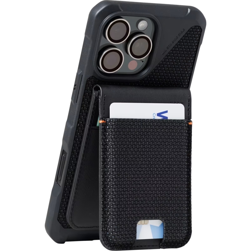 UAG Magnetic Wallet Stand with Tracker Card Metropolis , wbudowana podstawka pion poziom, stabilne trzymanie MagSafe, wygodne oglądanie, [kolor-nazwa]