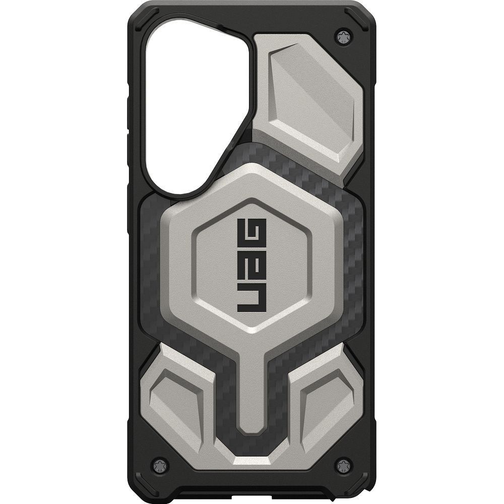 Etui pancerne Urban Armor Gear UAG Monarch Pro do MagSafe do Galaxy S26 Ultra, tytanowo-czarne z włóknem węglowym