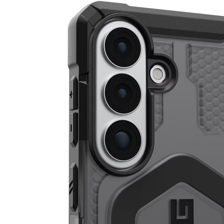 Etui pancerne Urban Armor Gear Pathfinder Clear do MagSafe do Galaxy S26 Plus, półprzezroczysto-czarne
