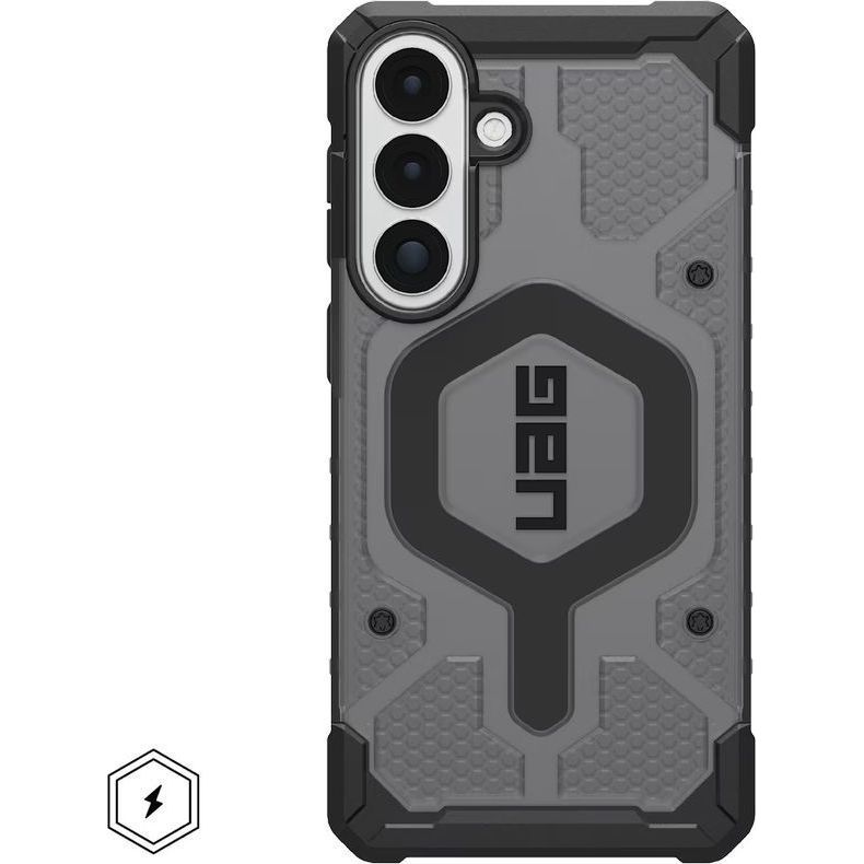 Etui pancerne Urban Armor Gear Pathfinder Clear do MagSafe do Galaxy S26 Plus, półprzezroczysto-czarne
