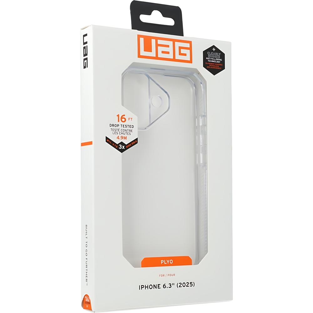 Etui pancerne Urban Armor Gear Plyo do iPhone 17, przezroczyste