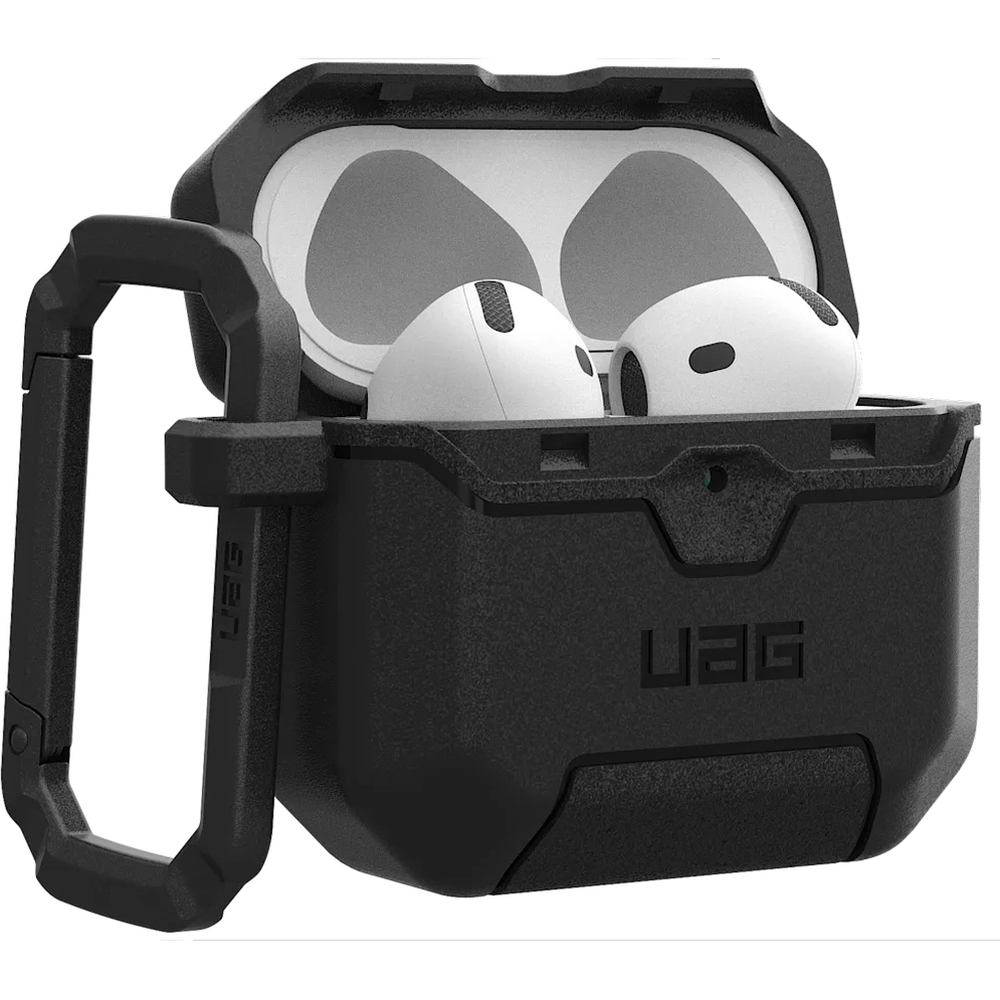 Oryginalne etui od marki Urban Armor Gear UAG z serii Sout dla AirPods 4, czarne