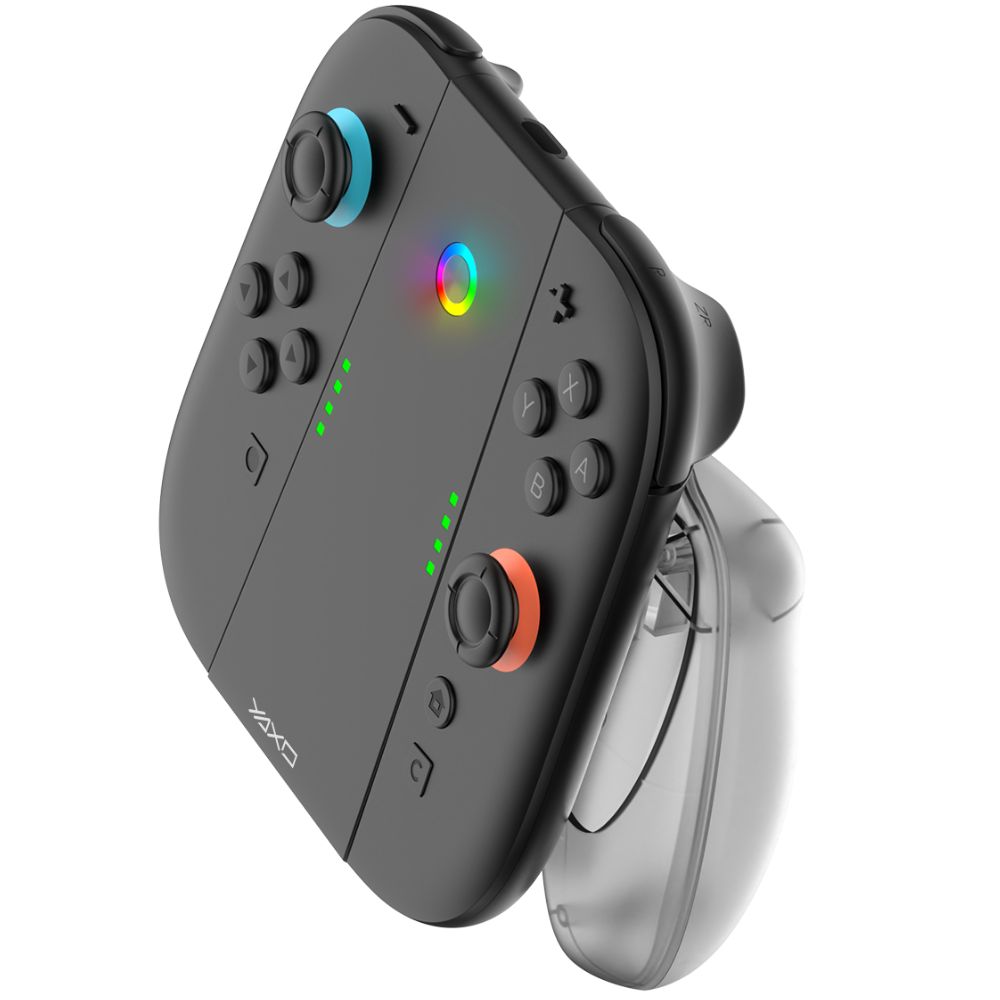 YAXO Charge Grip Set zestaw do grania i ładowania Joy-Con dla konsoli Nintendo Switch 2