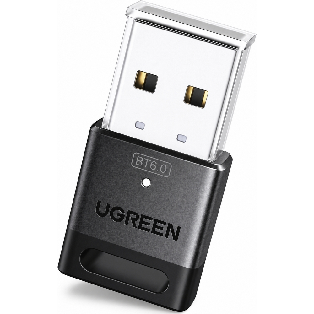 Adapter UGREEN Bluetooth 6.0 USB-A do komputera i laptopa, czarny