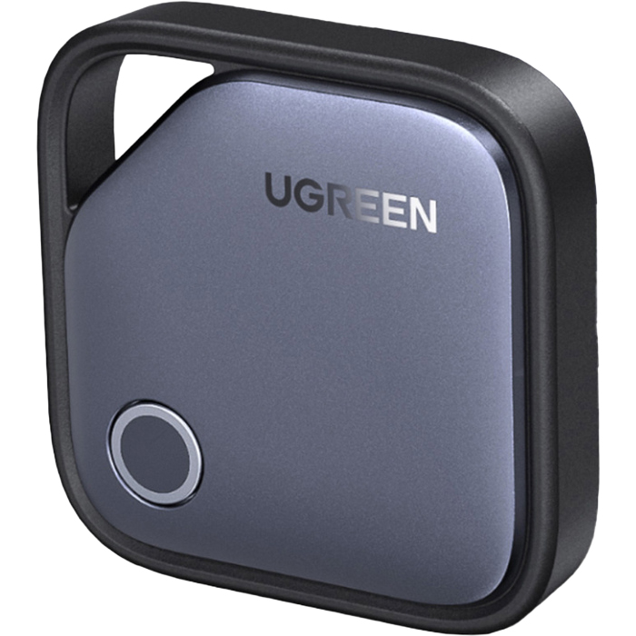 Ugreen CM916, kompaktowy lokalizator Bluetooth z mapą, długie działanie, szary