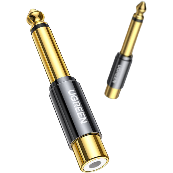 Ugreen AV169 , adapter audio do instrumentów i sprzętu HiFi, trwały, szaro-złoty