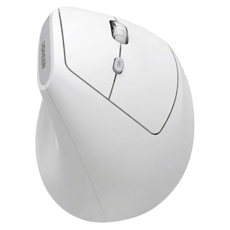 Ugreen M571, ergonomiczna bezprzewodowa mysz komfortowa precyzyjna stylowa, biała