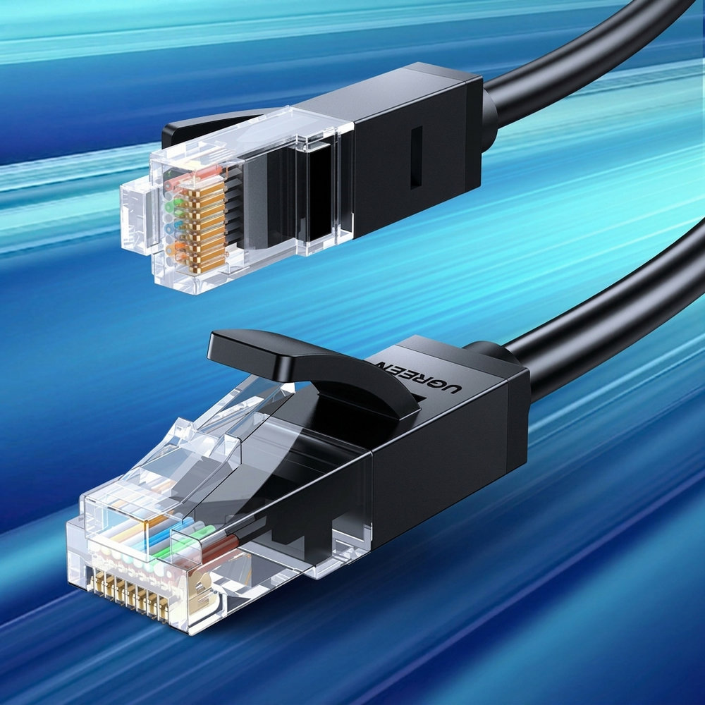 Ugreen NW102, stabilny gigabitowy internet przewodowy, szybki, niezawodny, do pracy, do gier, czarny