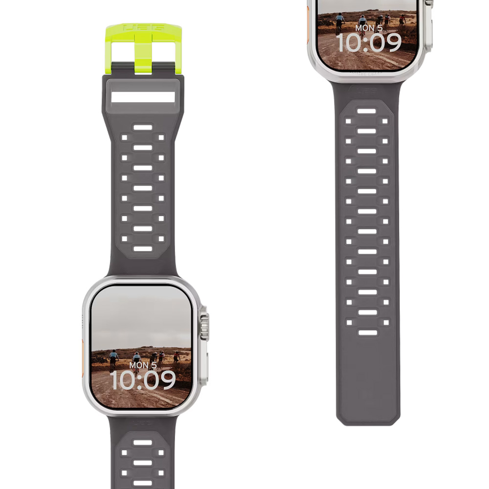 Pasek Urban Armor Gear UAG Civilian do Apple Watch 49/46/45/44 mm, przydymiono-zielony