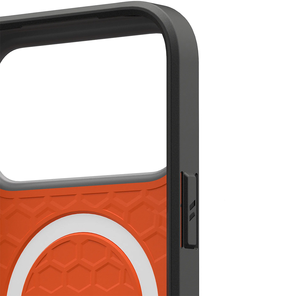 Etui pancerne Urban Armor Gear Civilian do MagSafe do iPhone 17 Pro Max, pomarańczowe