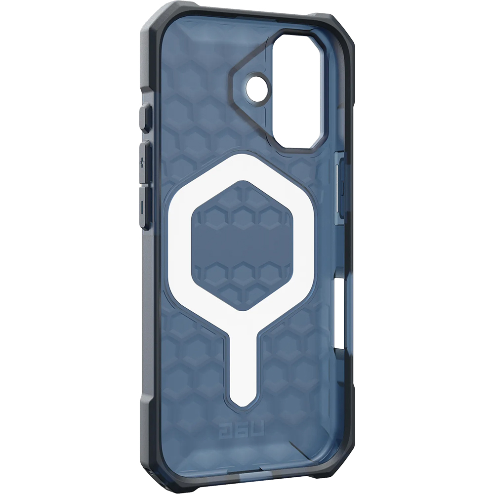Etui pancerne Urban Armor Gear Essential Armor Magnet do iPhone 17, półprzezroczyste z niebieskim