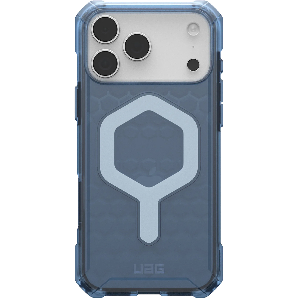 Etui pancerne Urban Armor Gear Essential Armor Magnet do iPhone 17 Pro Max, półprzezroczyste z niebieskim