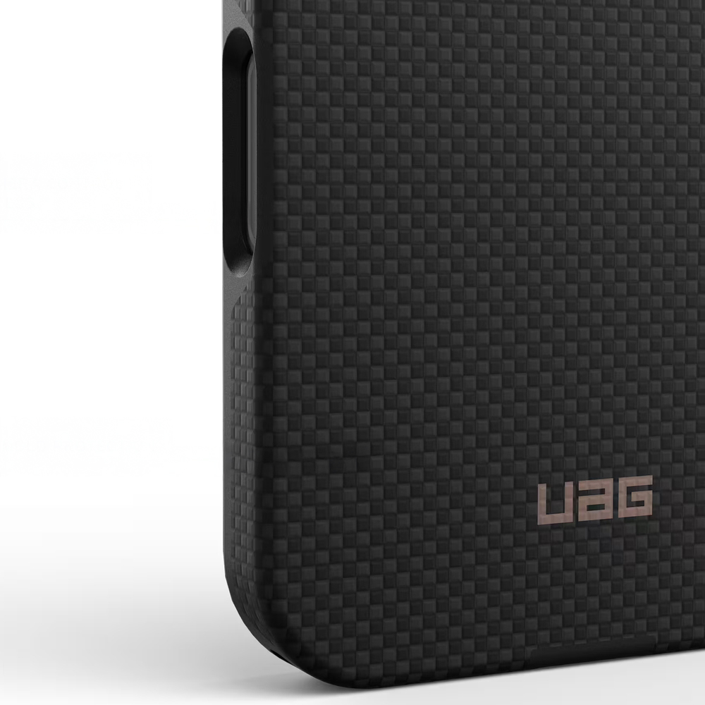 Urban Armor Gear Fibr Armr, metaliczna ochrona aparatu, elegancka i funkcjonalna ramka, czarno-brązowy