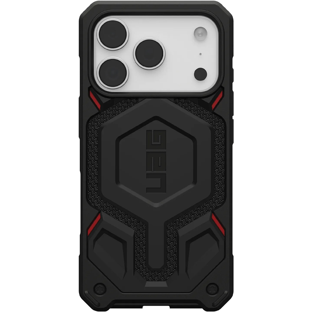 Etui pancerne Urban Armor Gear UAG Monarch Pro do MagSafe do iPhone 17 Pro, czarne z kevlarem