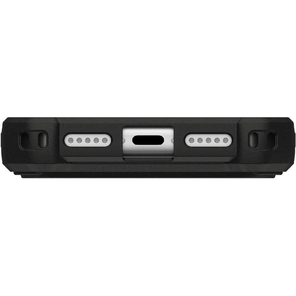 Etui pancerne Urban Armor Gear UAG Monarch Pro do MagSafe do iPhone 17 Pro, jasnoszare z czarnym
