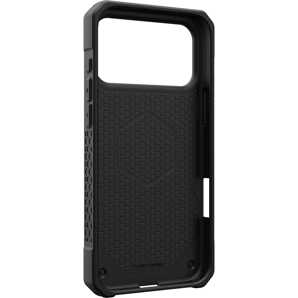 Etui pancerne Urban Armor Gear UAG Monarch Pro do MagSafe do iPhone 17 Pro Max, pomarańczowa z czarnymi elementami