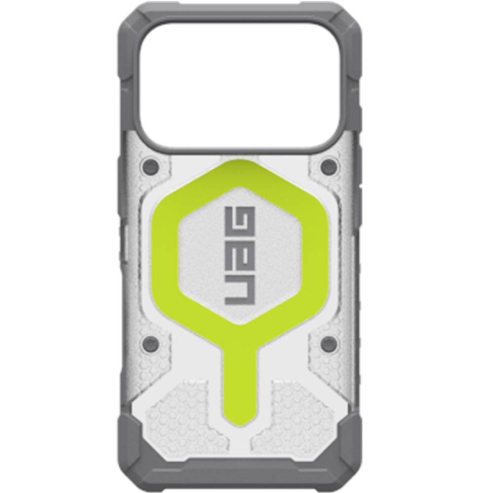 Etui pancerne Urban Armor Gear Pathfinder Clear do MagSafe do iPhone 17 Pro, przezroczysto-żółte