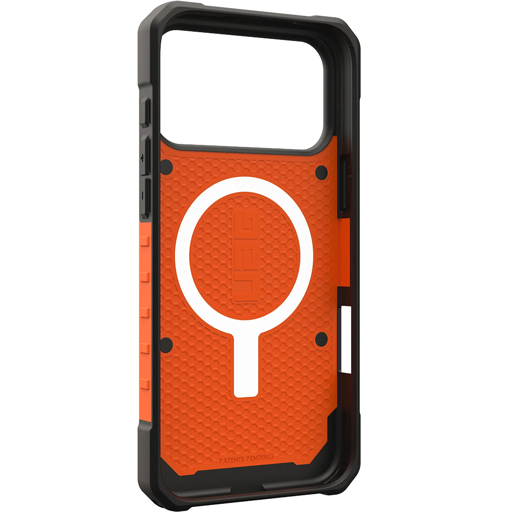 Etui pancerne Urban Armor Gear Pathfinder do MagSafe do iPhone 17 Pro Max, pomarańczowa z czarnymi elementami