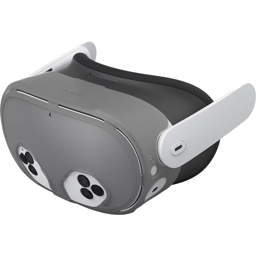 Urban Armor Gear Plyo, etui na gogle VR z wentylacją, ochronna, przezroczysto-szary