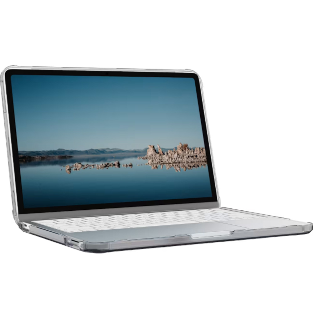Etui pancerne Urban Armor Gear Plyo do MacBook Neo 13 A18 Pro 2026, przezroczysto-czarne
