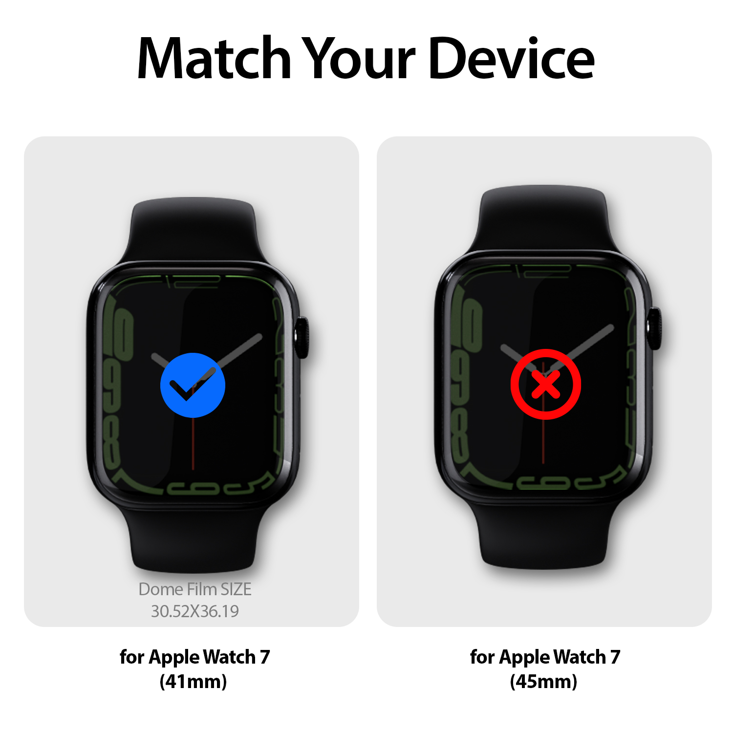 Folia Whitestone Dome Premium Film ograniczająca widoczność odcisków palców na ekranie Apple Watch