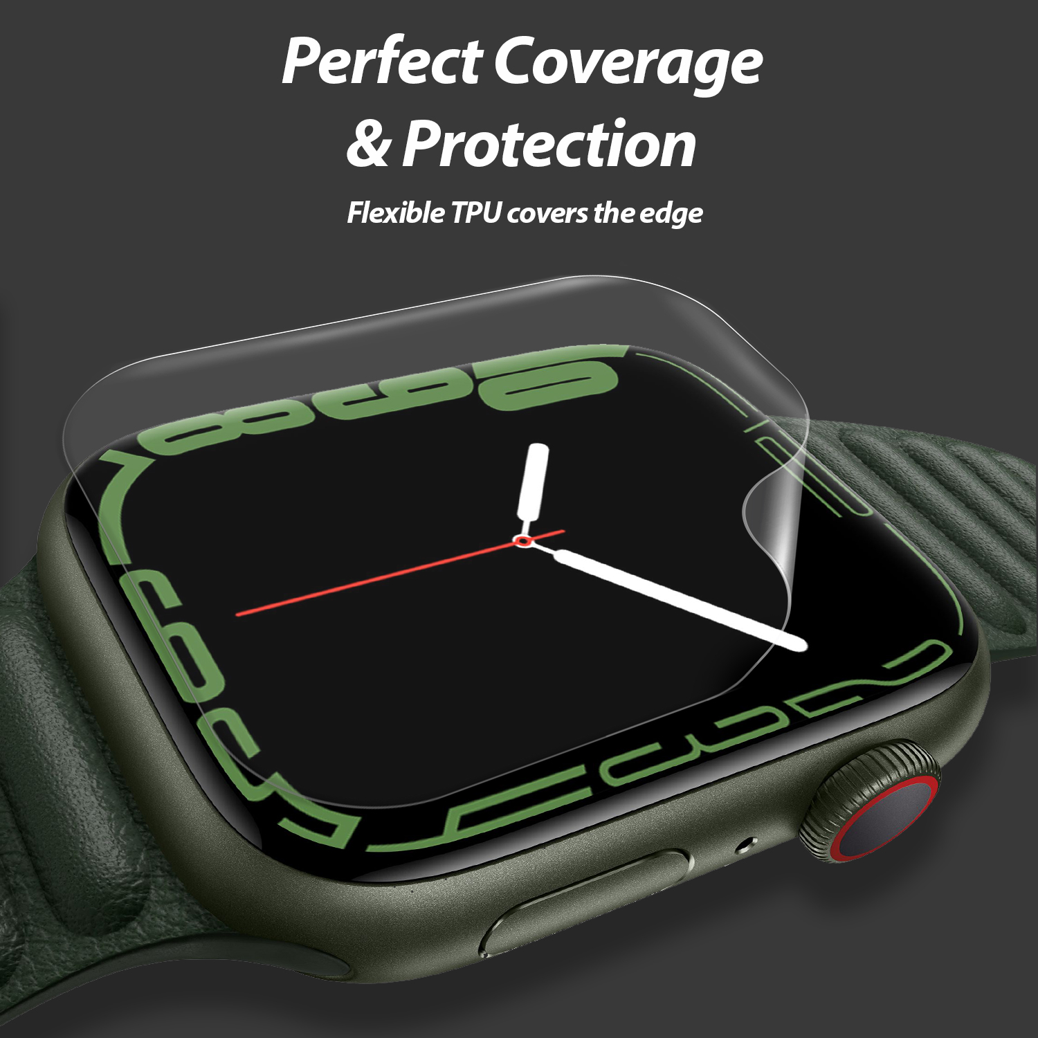 Folia Whitestone Dome Premium Film zapewniająca pełne pokrycie ekranu Apple Watch