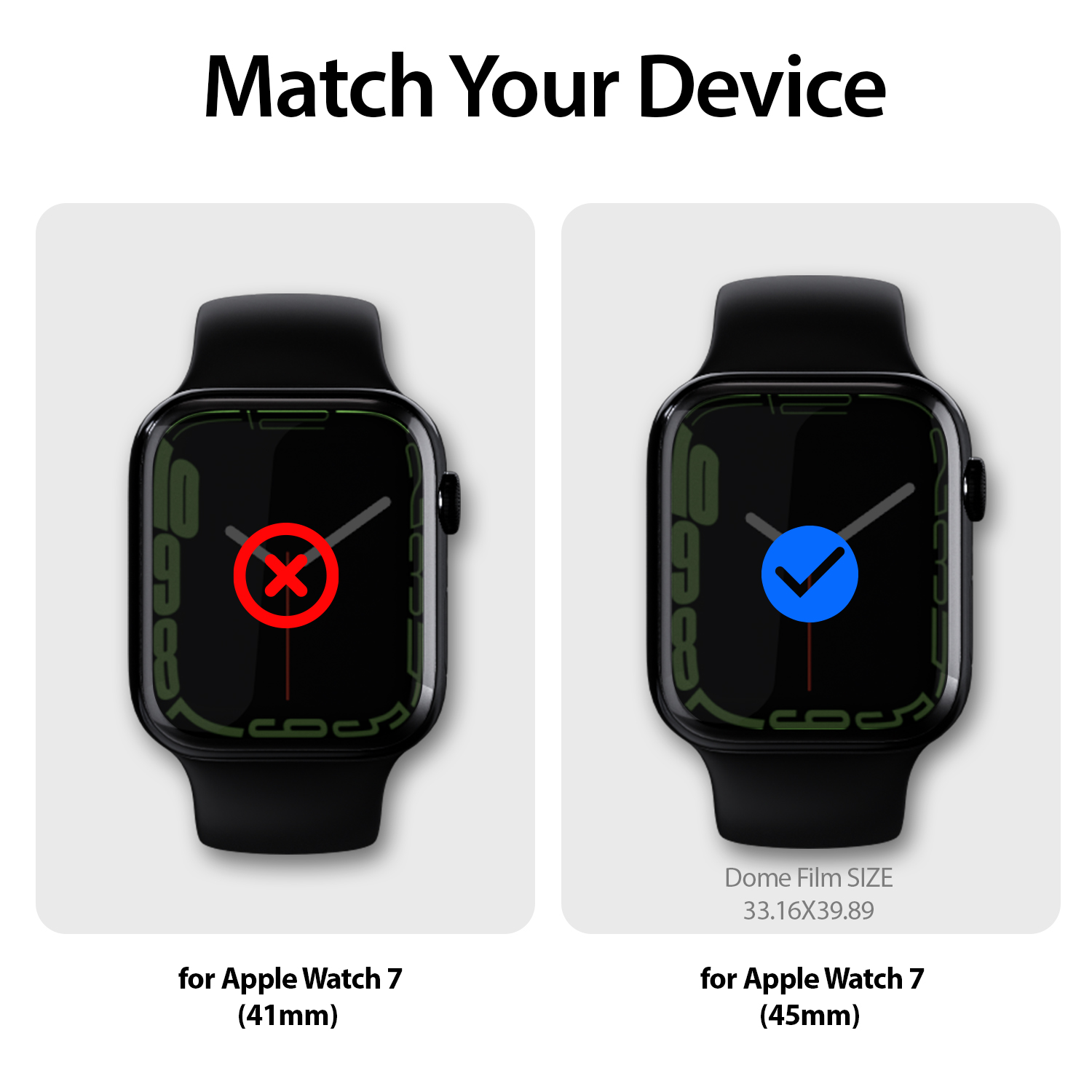 Folia Whitestone Dome Premium Film ograniczająca widoczność odcisków palców na ekranie Apple Watch