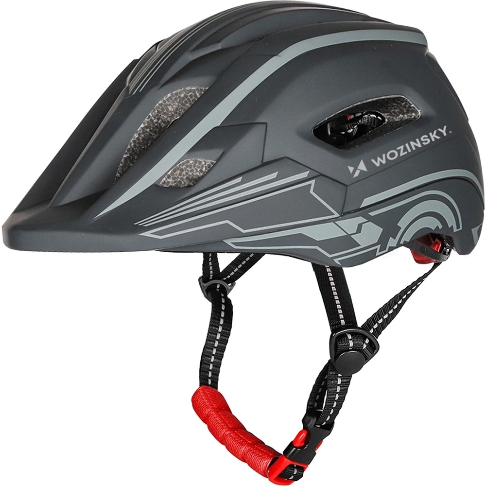 Wozinsky HT-27, pianka EPS ochrona przed uderzeniami, wygodny kask, szary