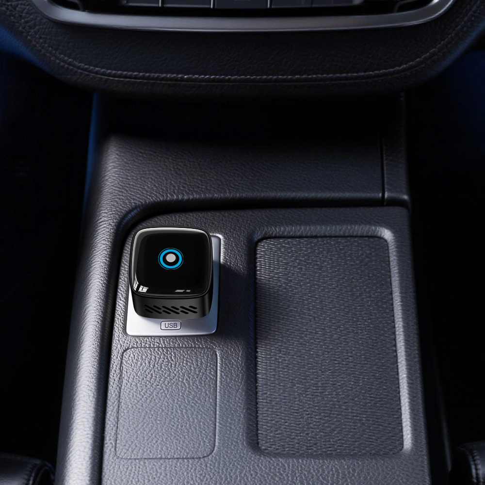 Bezprzewodowy adapter CarPlay / Android Auto, XENSO B5 USB-A + USB-C, przełączanie między urządzeniami