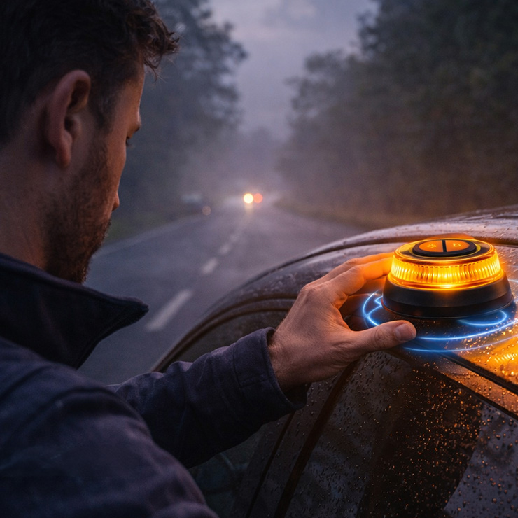 Lampa ostrzegawcza XENSO FR360 z mocowaniem magnetycznym