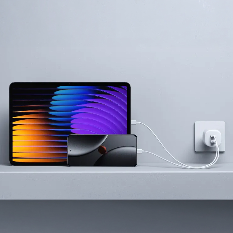Xiaomi Nano Turbo Travel Charger, uniwersalne zasilanie podróżne 100-240V, wygodna, biały