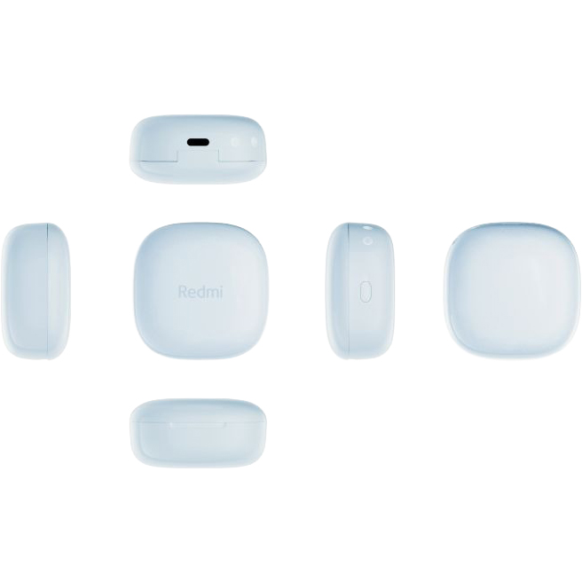 Xiaomi Redmi Buds 6 Play, wyraźne rozmowy i zaawansowana redukcja szumów, niebieskie