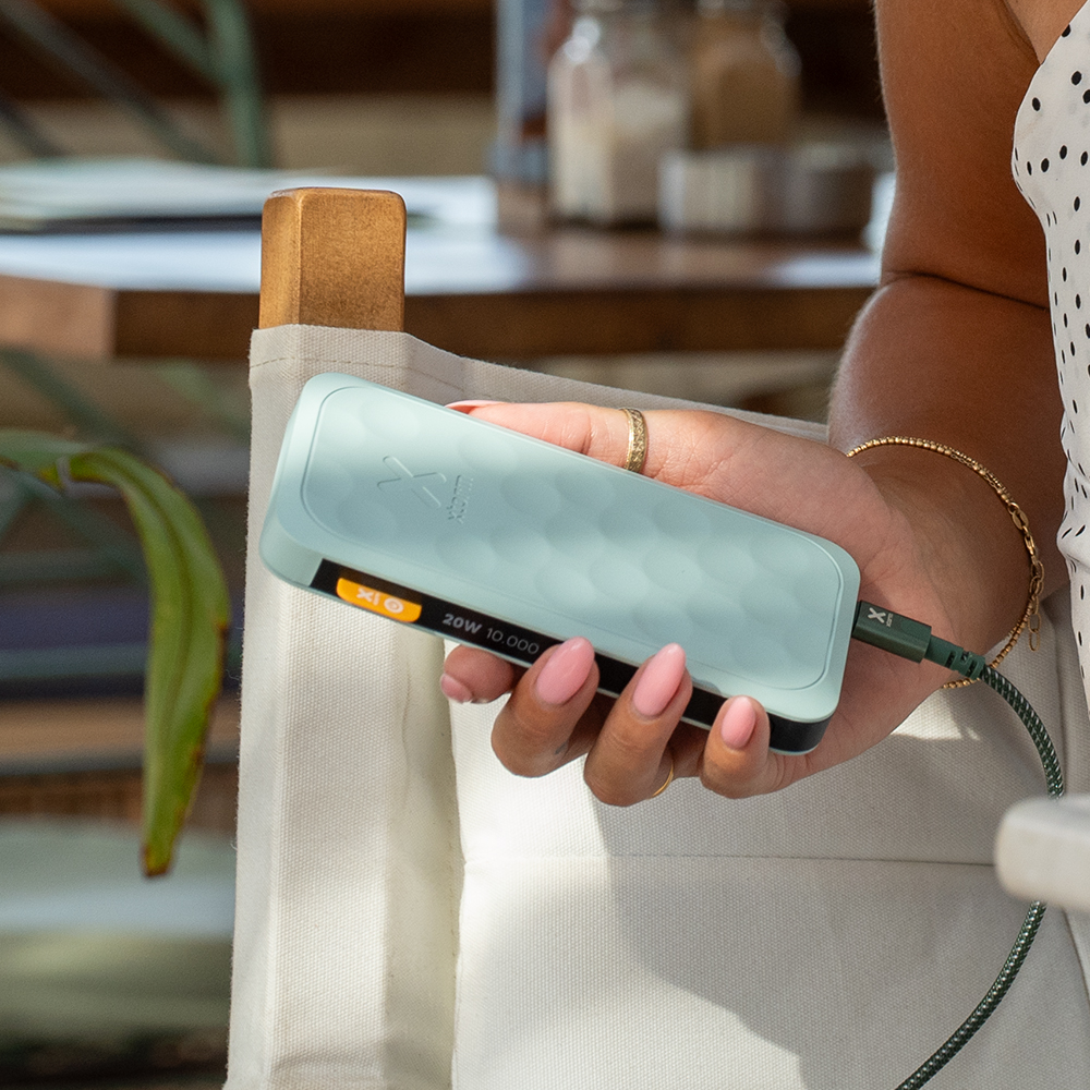 owerbank XTORM Fuel 10 000 mAh, 22.5W, 2x USB-C / 1x USB-A, niebieski
