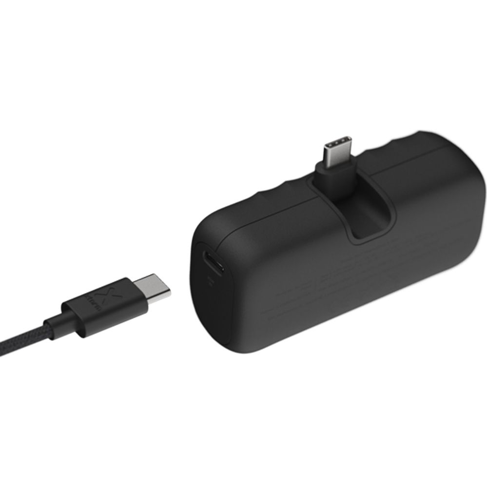 Powerbank kompaktowy + kabel Xtorm Go2 PowerShot 5000 mAh, USB-C PD 20W, czarny.