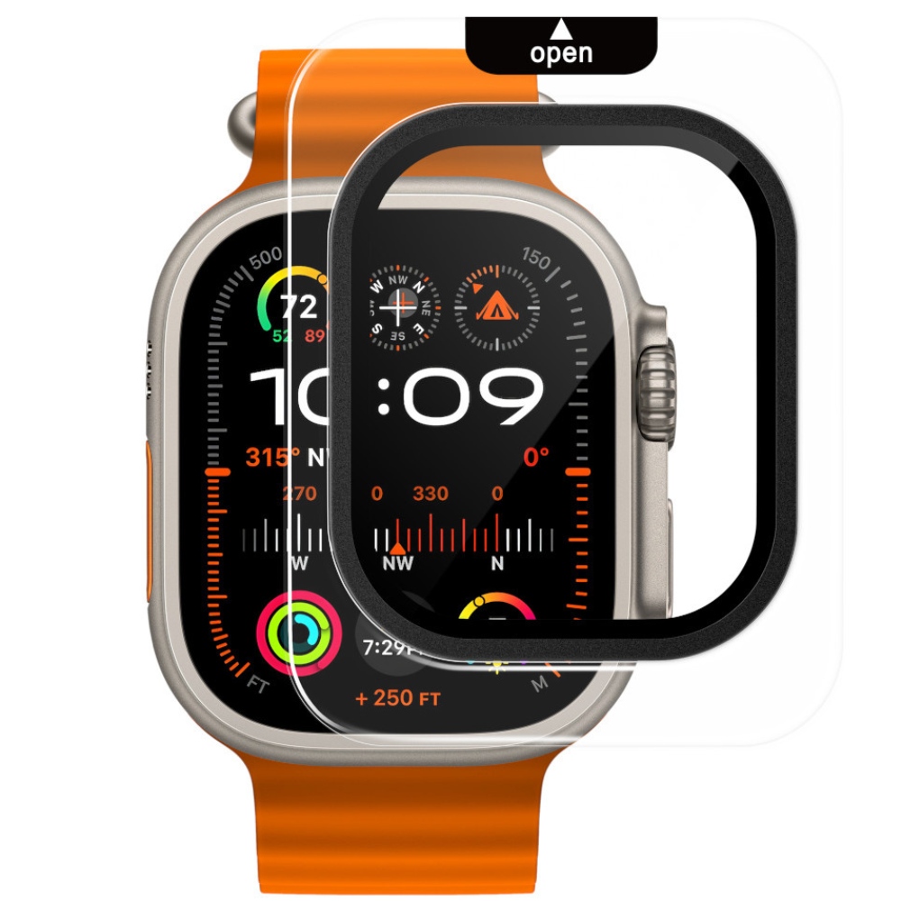 Aluminiumrahmen YAXO AR Superhard Armor Glass Apple Watch Ultra