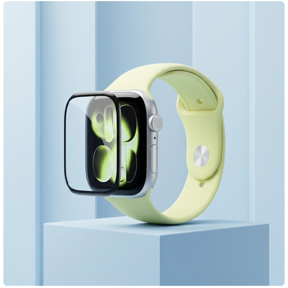 Szkło ochronne YAXO Diamond Armor Glass Full Cover na ekran Apple Watch 41 mm