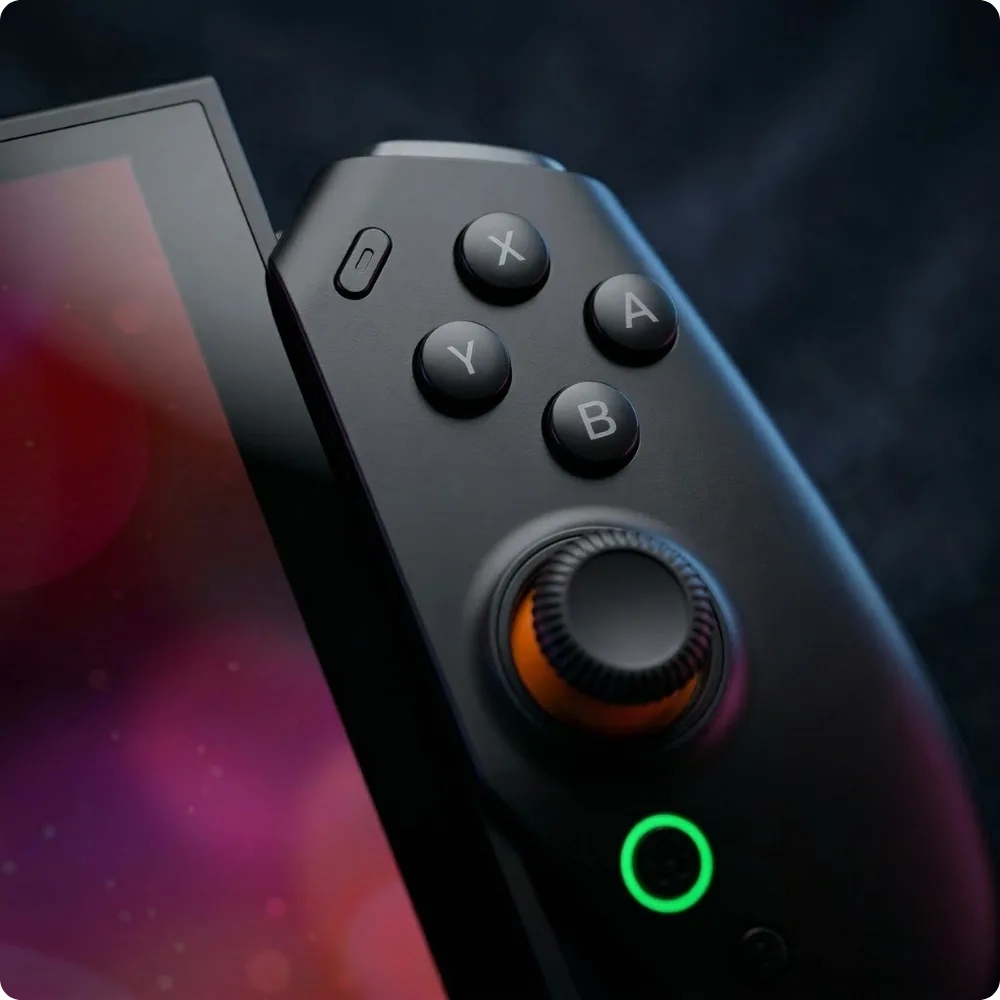 Przyciski ABXY i gałka Hall Effect kontrolera YAXO Evo Deck do Nintendo Switch 2