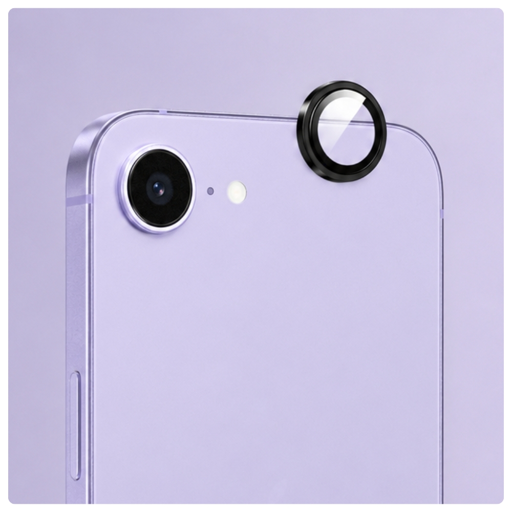 Lieferumfang des YAXO Lens Armor Glass für iPhone 17e/16e