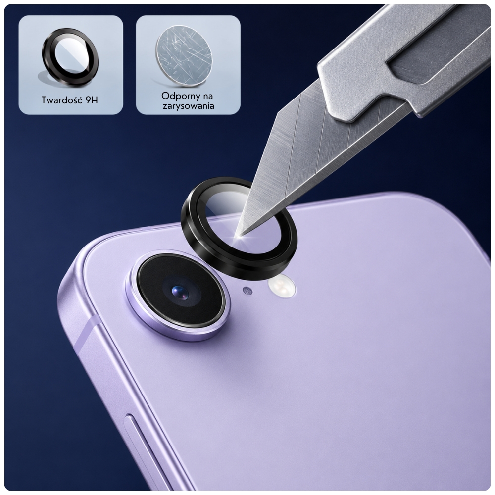 YAXO Lens Armor Glass 9H für iPhone 17e/16e