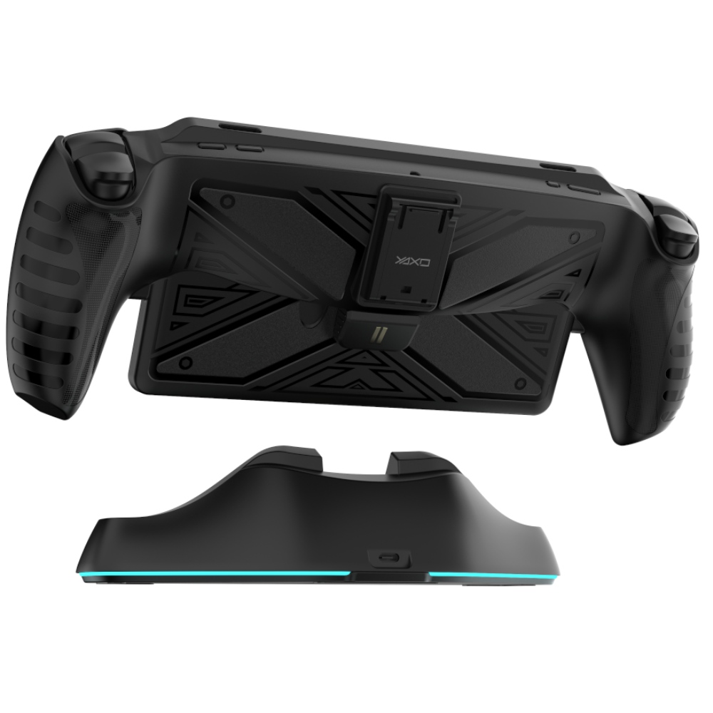 Podstawka ładująca YAXO Revel Force NE do PlayStation Portal widok od tyłu