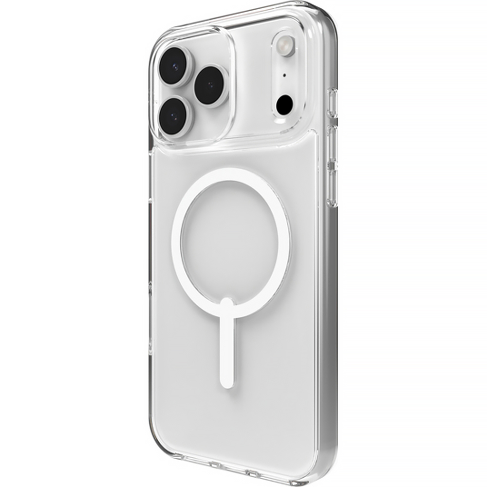 ZAGG Crystal Palace Lite Snap, odporność na upadki, wojskowa norma ochrona smartfonu, przezroczysto-biały