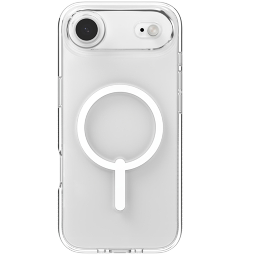 Etui Zagg Crystal Palace Snap do MagSafe do iPhone Air, przezroczysto-białe