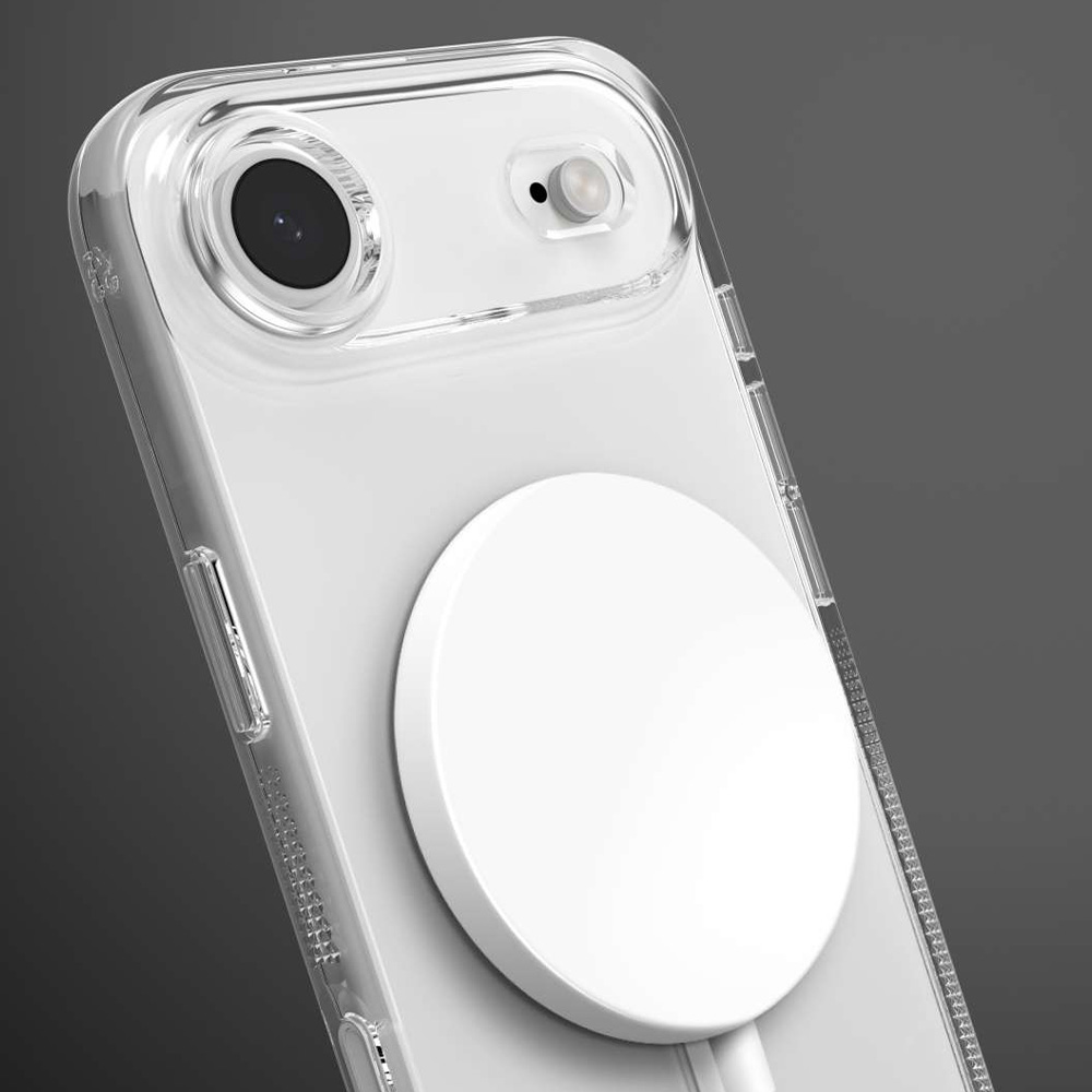 Etui Zagg Crystal Palace Snap do MagSafe do iPhone Air, przezroczysto-białe