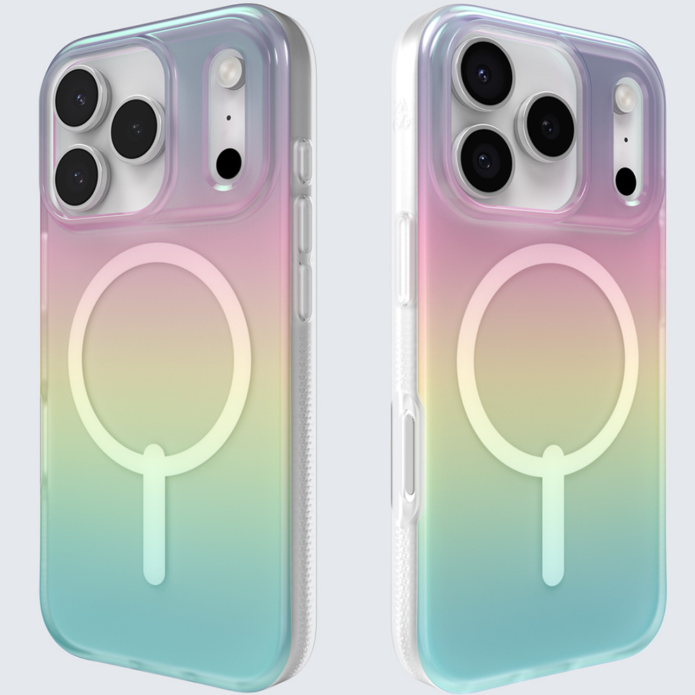 Etui Zagg Milan Snap do MagSafe do iPhone 17 Pro, półprzezroczysto-wielokolorowe