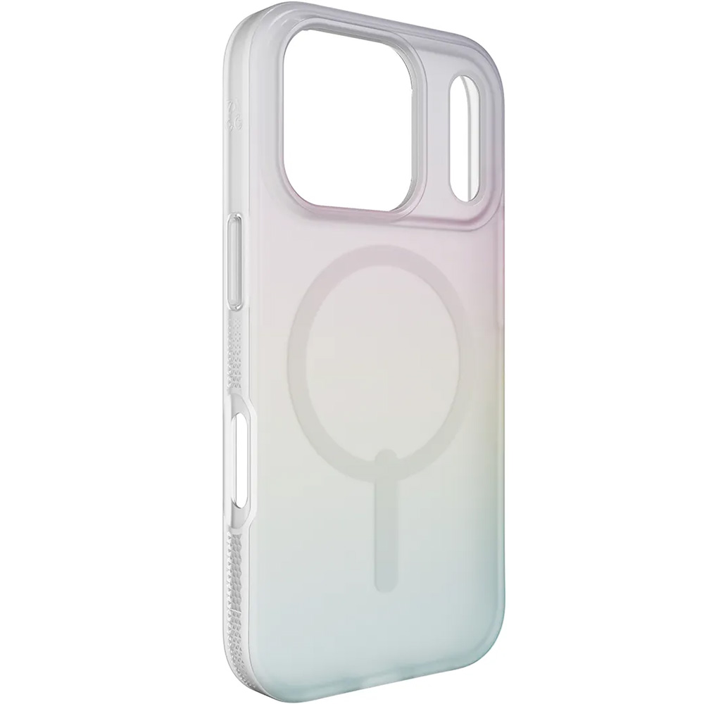 Etui Zagg Milan Snap do MagSafe do iPhone 17 Pro, półprzezroczysto-wielokolorowe