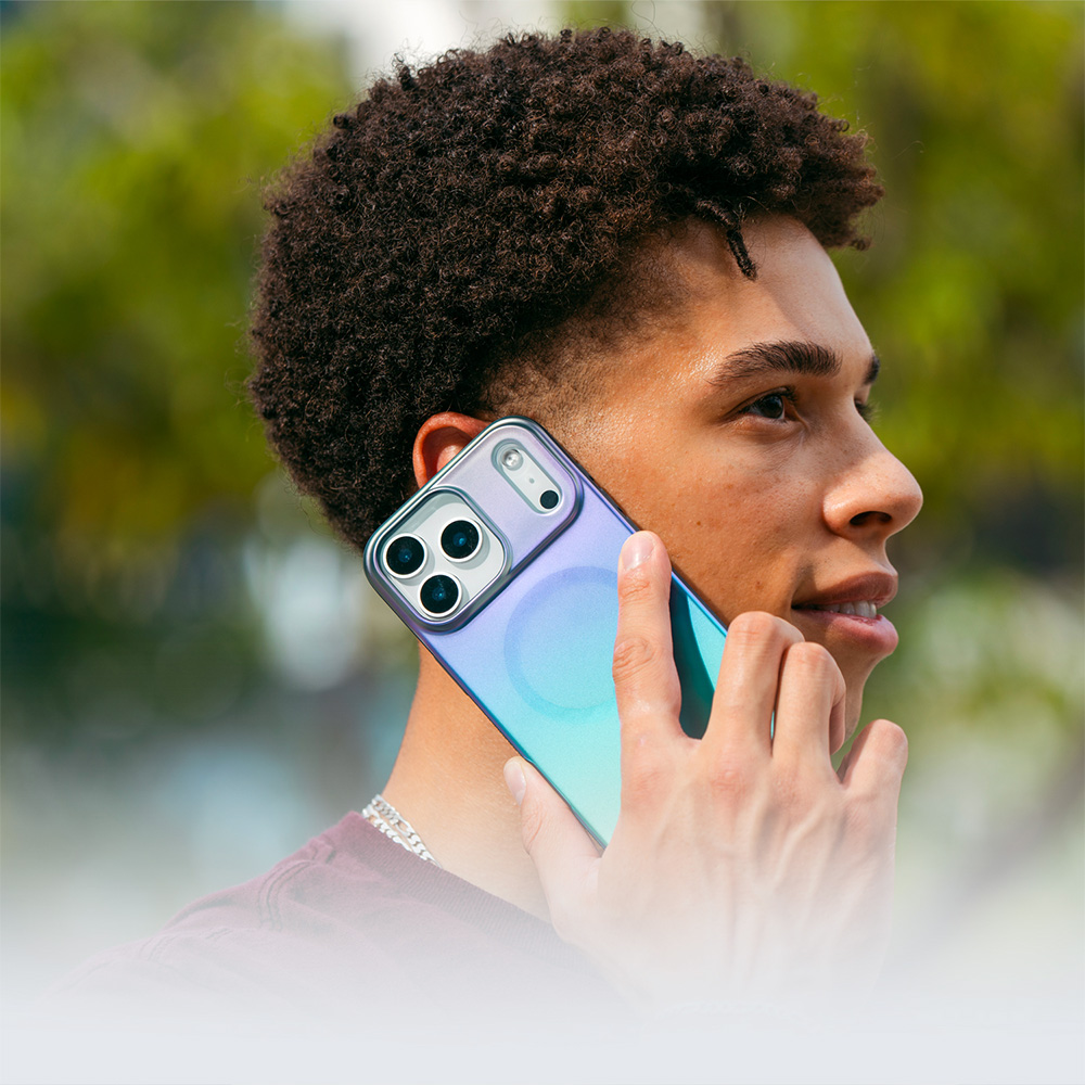 Etui Zagg Milan Snap do MagSafe do iPhone 17 Pro, półprzezroczysto-wielokolorowe