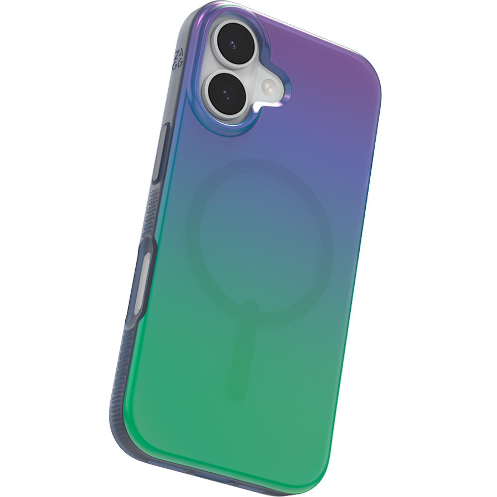 Etui Zagg Milan Snap do MagSafe do iPhone 17, półprzezroczysto-wielokolorowe