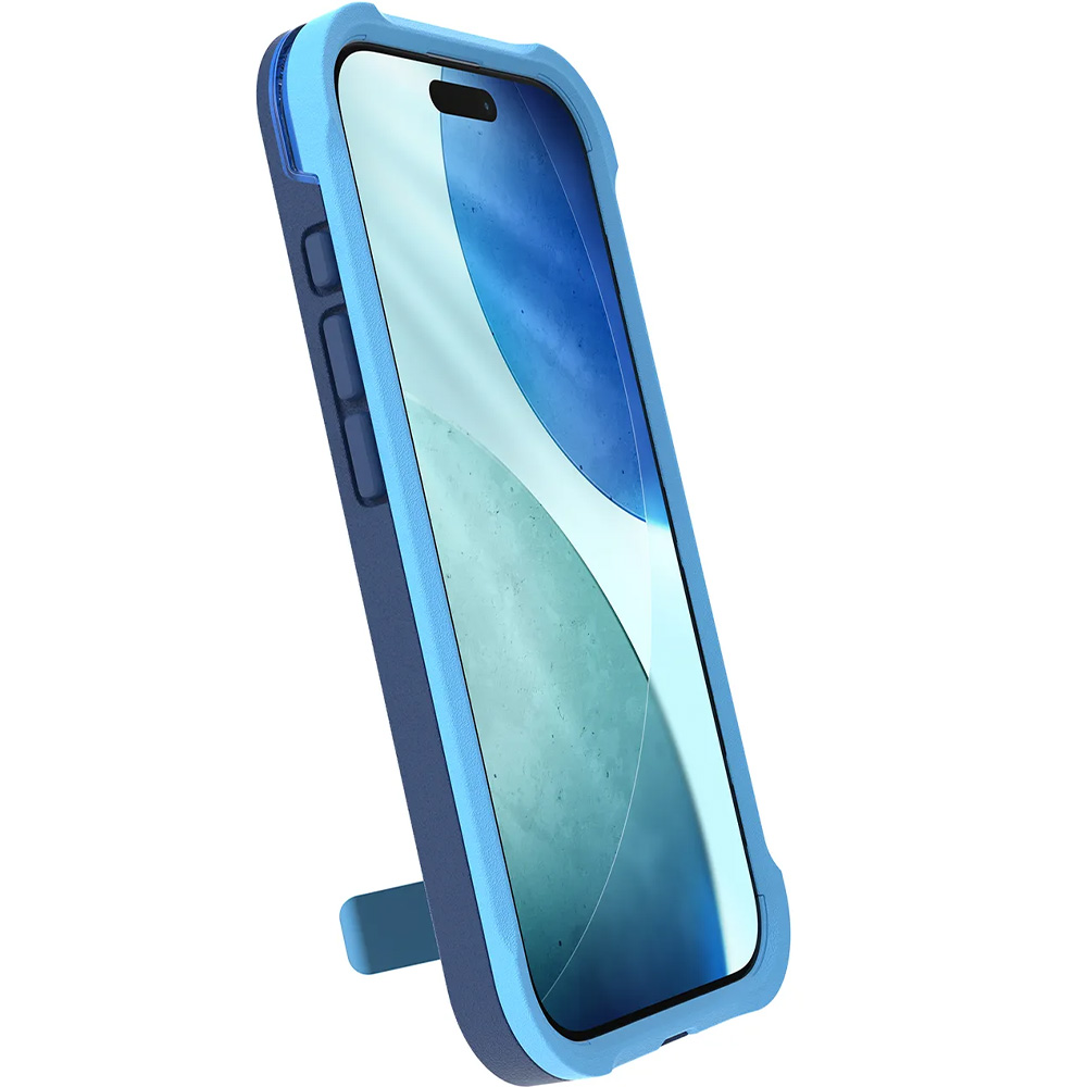 Etui z podstawką Zagg Rainier Snap Kickstand do MagSafe do iPhone 17, przezroczysto-granatowe